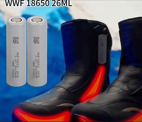 بطارية منخفضة الحرارة 18650 قابلة لإعادة الشحن 3000mAh بطارية لي أيونية أسطوانية 2600mAh