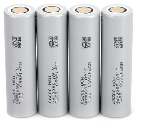 بطارية منخفضة الحرارة 18650 قابلة لإعادة الشحن 3000mAh بطارية لي أيونية أسطوانية 2600mAh