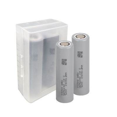 بطارية منخفضة الحرارة 18650 قابلة لإعادة الشحن 3000mAh بطارية لي أيونية أسطوانية 2600mAh