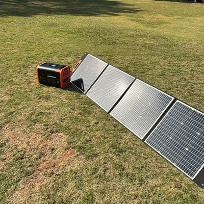 UN38.3 لوح شمسي أحادي قابل للطي 300W 400W فيلم طاقة شمسي قابل للطي