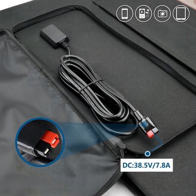 مضاد للماء و مضاد للغبار بنك الطاقة الشمسية في الهواء الطلق 300W لوحة الطاقة الشمسية للعينات