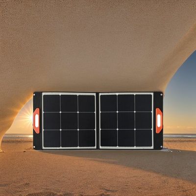 400W لوحة شمسية قابلة للطي شاحن شمسي قابلة للطي أحادي السيليكون