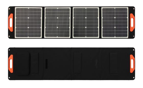 لوح شمسي أحادي البلورية من السيليكون 100W 200W خلايا PV وحدة محمولة قابلة للطي