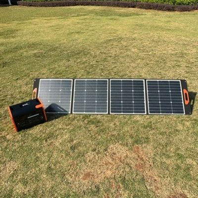 2.2 كجم طلب مخصص محطة الطاقة الشمسية 60W ميني المنزل التخييم لوحة قابلة للطي