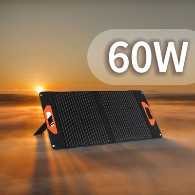 لوحة شمسية صغيرة مونو 60 واط 2.2 كجم شاحن لوحة شمسية قابلة للطي
