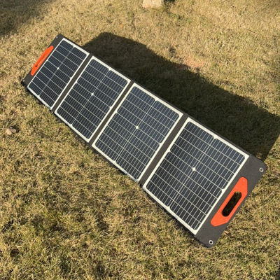 CE 200w لوحة شمسية قابلة للطي منوعة للماء لوحة شمسية محمولة أحادي السيليكون