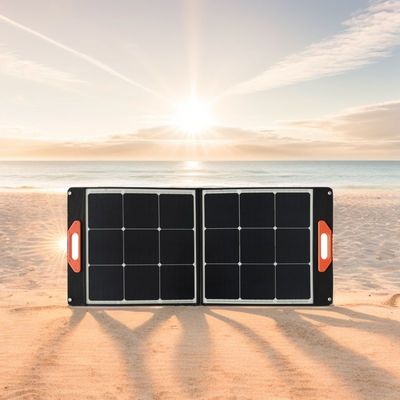 22.8٪ كفاءة التحويل ألواح شمسية قابلة للطي للخارج 60W 100W 200W 300W 400W
