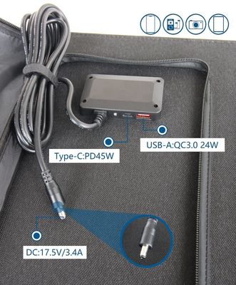 مخرج USB-C Pd 45W ماكس 5V/9V/12V/15V لوحة شمسية 50W 60W 100W Mono Poly