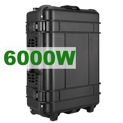 6000 واط بطارية الليثيوم الثلاثية محطة توليد الطاقة الشمسية للأنشطة الخارجية