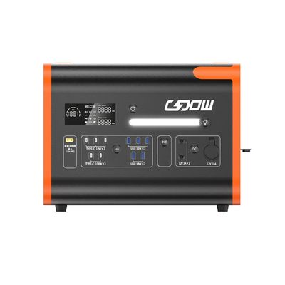 محطة كهرباء محمولة LiFePO4 2000W تخزين الطاقة إمدادات الطاقة AT22 للمنازل