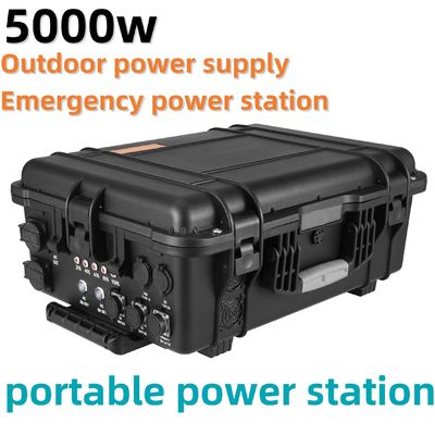 محطة شحن محمولة شمسية في الهواء الطلق 3000W / 4000W / 5000W مع USB / Type-C 18W Max Output
