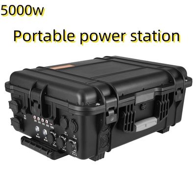 4800wh USB/Type-C Max5000W مصدر طاقة قابل للتراكم للصيد