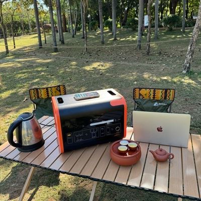 25kg LiFePO4 AC/DC مولد الطاقة الشمسية 2200W طاقة تخزين الطاقة الطارئة للخارج