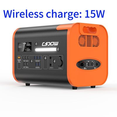 محطة توليد الطاقة الشمسية 2200W مولد محمول مع بنك الطاقة الناتج AC/DC 230V