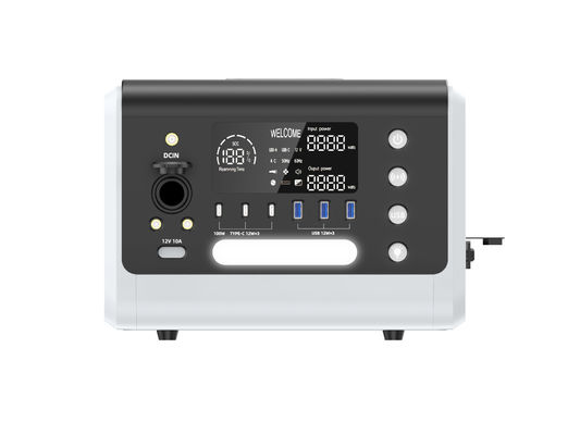 إمدادات الطاقة المحمولة متعددة المشاهد 600W مع الشحن اللاسلكي وبطارية LiFePO4