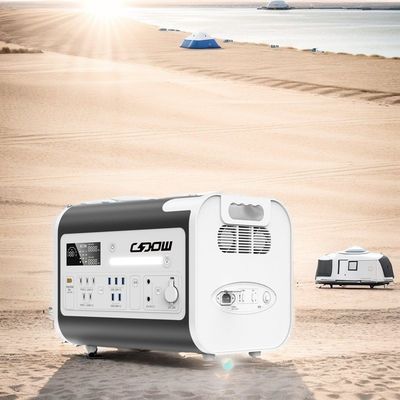 محطة الطاقة المحمولة المحمولة 2200W لشحن السيارات والنظام الشمسي 405 * 275 * 303mm