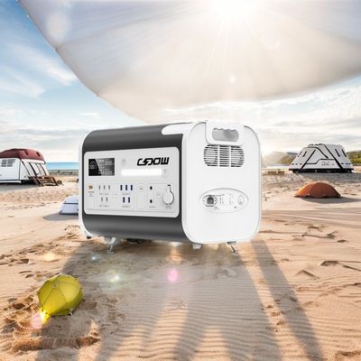 محطة الطاقة البطارية المحمولة والألواح الشمسية 2000W لأداء عالي