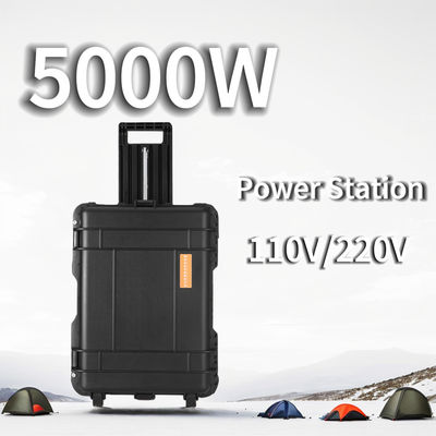 15A Max AC Output Current محطة الطاقة الشمسية المحمولة 5000W للمنزل والتخييم