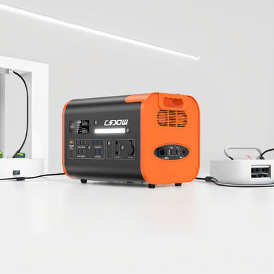 التيار المتردد الجهد الخارجي التيار المتردد 100V-120V / AC 220V-240V شاحن منفذ مزدوج للطوارئ عالية الطاقة