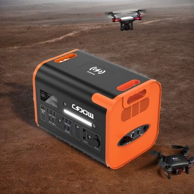 2048wh محطة طاقة خارج الشبكة 800W ABS PC قشرة سبيكة الألومنيوم