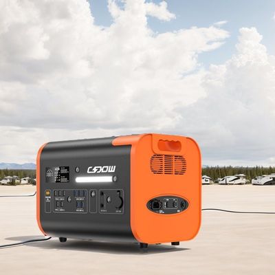 2048wh محطة طاقة خارج الشبكة 800W ABS PC قشرة سبيكة الألومنيوم
