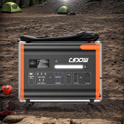 2048wh محطة الطاقة المحمولة حماية BMS 2200W نظام تخزين بطارية شمسية