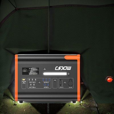 2048wh محطة الطاقة المحمولة حماية BMS 2200W نظام تخزين بطارية شمسية