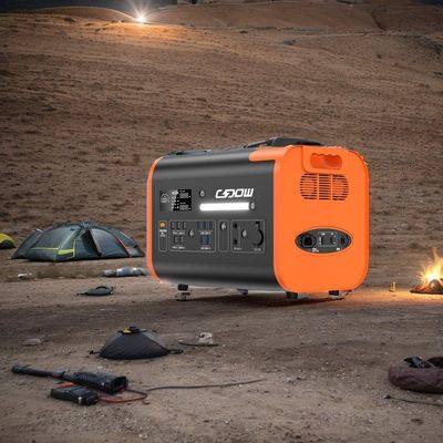 2048wh محطة الطاقة المحمولة حماية BMS 2200W نظام تخزين بطارية شمسية