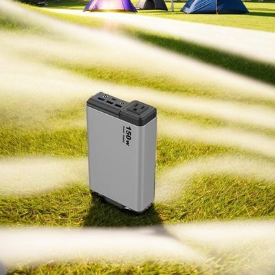 115wh تخزين الطاقة 150W محطة الطاقة الشمسية المحمولة للخارج للطوارئ لجميع العلامات التجارية