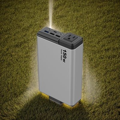 محطة الطاقة المحمولة لليثيوم أيون 32000mAh 150W انتاج 220V AC 50Hz/60Hz تخصيص