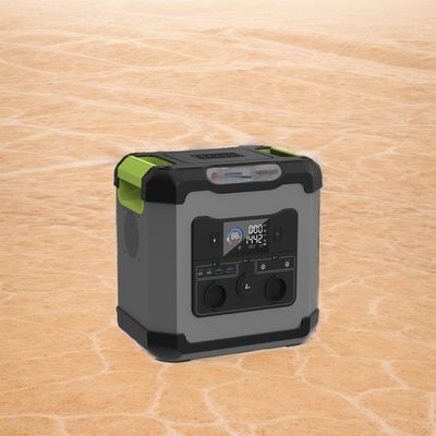 2000W 1680Wh LiFePO4 بطارية مولد تخزين الطاقة الشمسية للخارج SOS الطوارئ