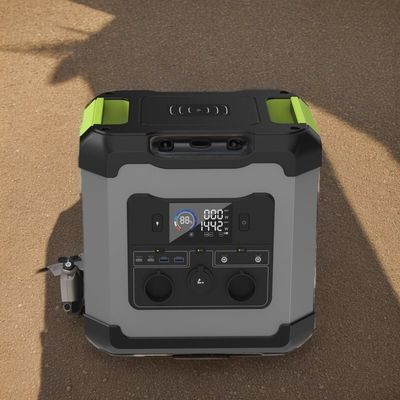 محطة توليد الكهرباء عالية الطاقة المحمولة فائقة السرعة 2000W محطة تخزين الطاقة USB2 الخروج 5V / 4.5A
