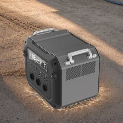 مولد الطاقة الشمسية عالية- 2500W 2340wh 110V 120V مع ABS مادة قشرة الملف الألومنيوم