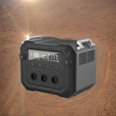 مولد الطاقة الشمسية المحمول 2500W مصدر الطاقة المتعدد الاستخدامات الخاص بك للسفر والطوارئ
