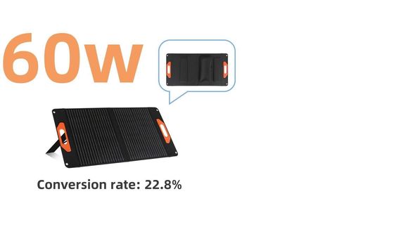 60W 100W 200W وحدة شمسية سوداء بالكامل مع السيليكون أحادي البلور