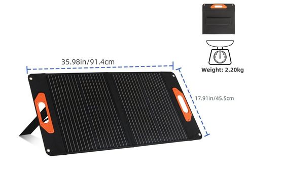 تخصيص الخلية الشمسية البلورية الموحدة 60W 100W 200W