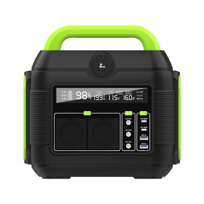 محطة طاقة طوارئ محمولة 600W مع شاشة LCD وبطارية الليثيوم