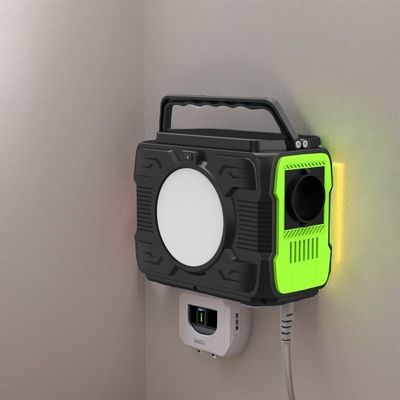 محطة توليد الطاقة المحمولة 200W للبطارية الليثيوم الشمسية شحن الهاتف المحمول في المنزل الطوارئ