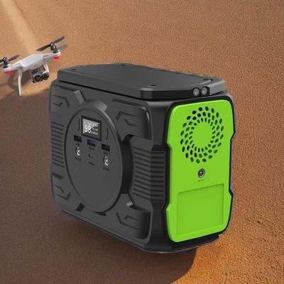 محطة توليد الطاقة المحمولة 200W للبطارية الليثيوم الشمسية شحن الهاتف المحمول في المنزل الطوارئ