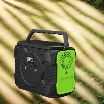 النوع C مدخل / مخرج 5V / 2.4A 200W محطة الطاقة الطارئة للشحن الشمسي 182 * 102 * 144mm
