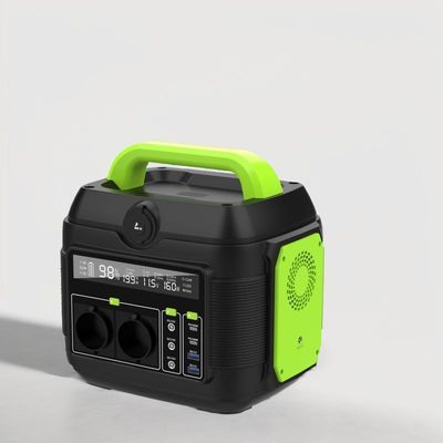 لون قابل للتخصيص 600W بطارية الليثيوم الشمسية التخييم السفر محطة الطاقة للعائلة