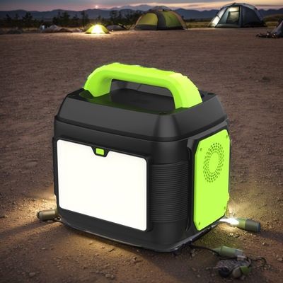 مولد طوارئ محمول عالي الطاقة قابل لإعادة التدوير 600W للشحن في الهواء الطلق والمنزل