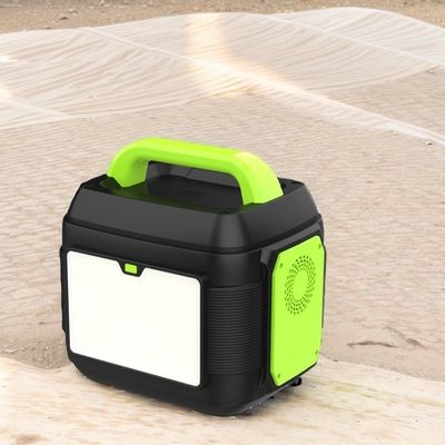 مولد طوارئ محمول عالي الطاقة قابل لإعادة التدوير 600W للشحن في الهواء الطلق والمنزل