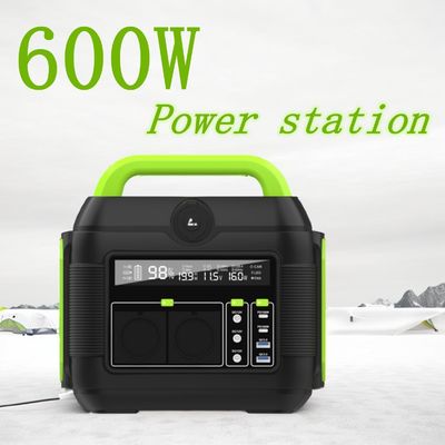 محطة طاقة محمولة 600W 300W بطارية الليثيوم الثلاثية نظام الطاقة المولّد الشمسي