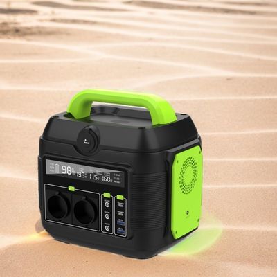 تخصيص محطة توليد الطاقة الشمسية المحمولة الصغيرة 600W مع شاشة LCD