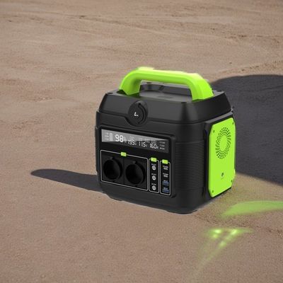 تخصيص محطة توليد الطاقة الشمسية المحمولة الصغيرة 600W مع شاشة LCD