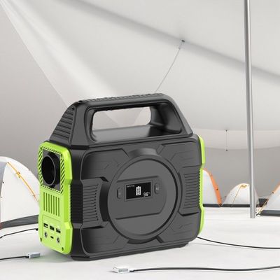 طاقة عالية 300W الطاقة الشمسية المتنقلة الطاقة الخارجية المخيم محطة الطاقة RV الكشف عن 225 * 120 * 215mm