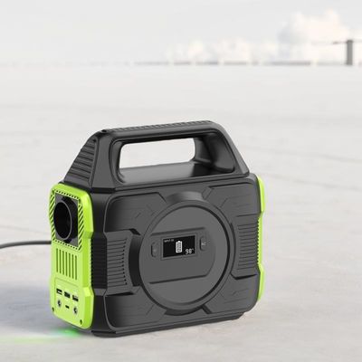 طاقة عالية 300W الطاقة الشمسية المتنقلة الطاقة الخارجية المخيم محطة الطاقة RV الكشف عن 225 * 120 * 215mm