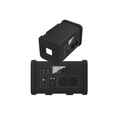 LiFePO4 انقطاع الطاقة المنزلية محطة الطاقة المحمولة مع 700W طاقة الخروج التيار المتردد و ضوء LED