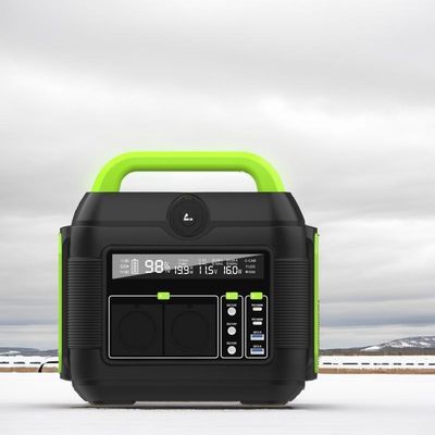 خروج متعدد الوظائف 600W الخروج التخييم RV تخزين الطاقة محطة توليد الكهرباء قابلة لإعادة التدوير